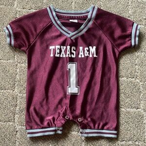 Texas A&M Infant Jersey Romper